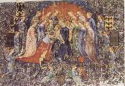 Michelino da Besozzo The Christ Child crowns the Duke oil painting